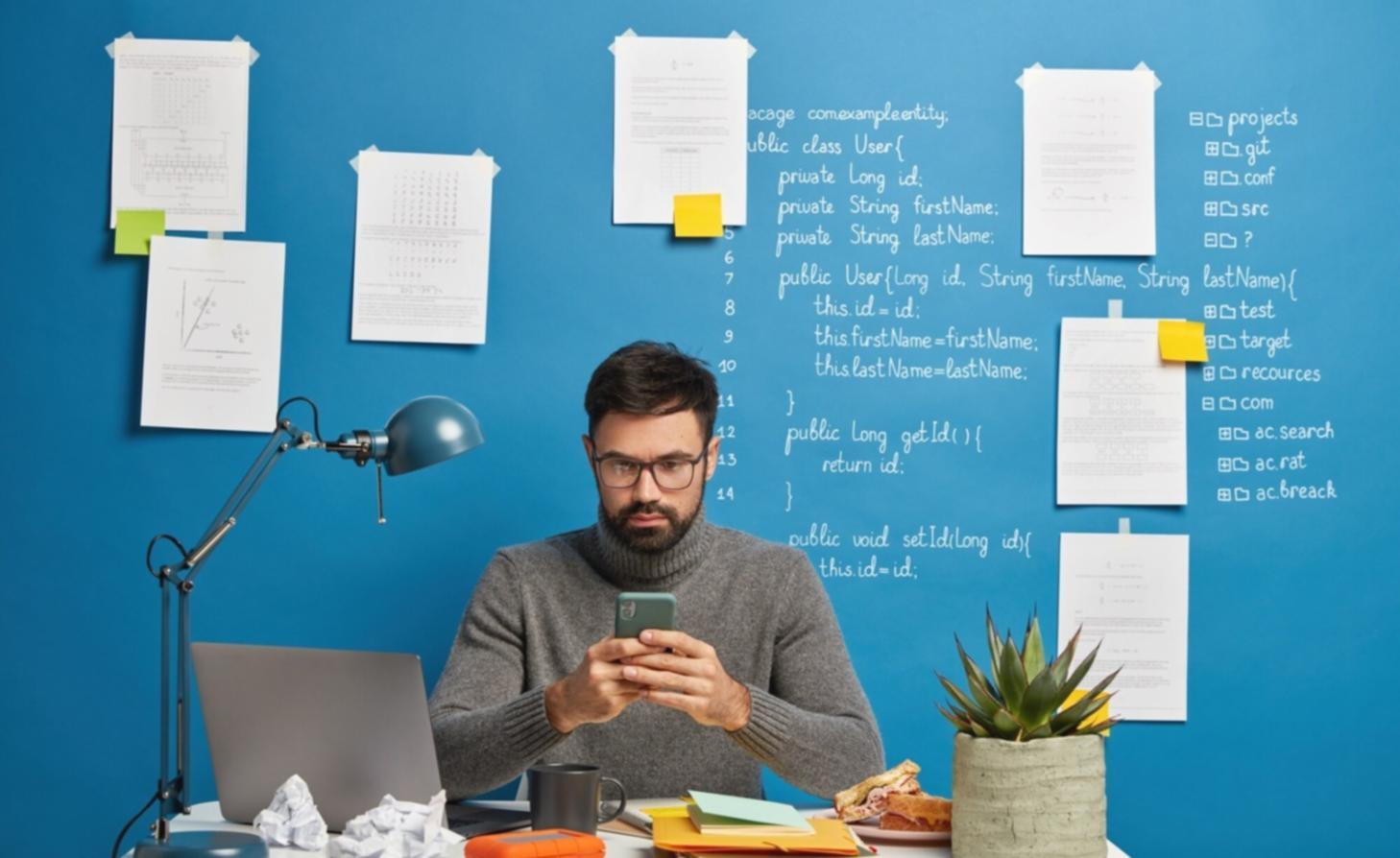 Modern web development workspace with accessibility tools